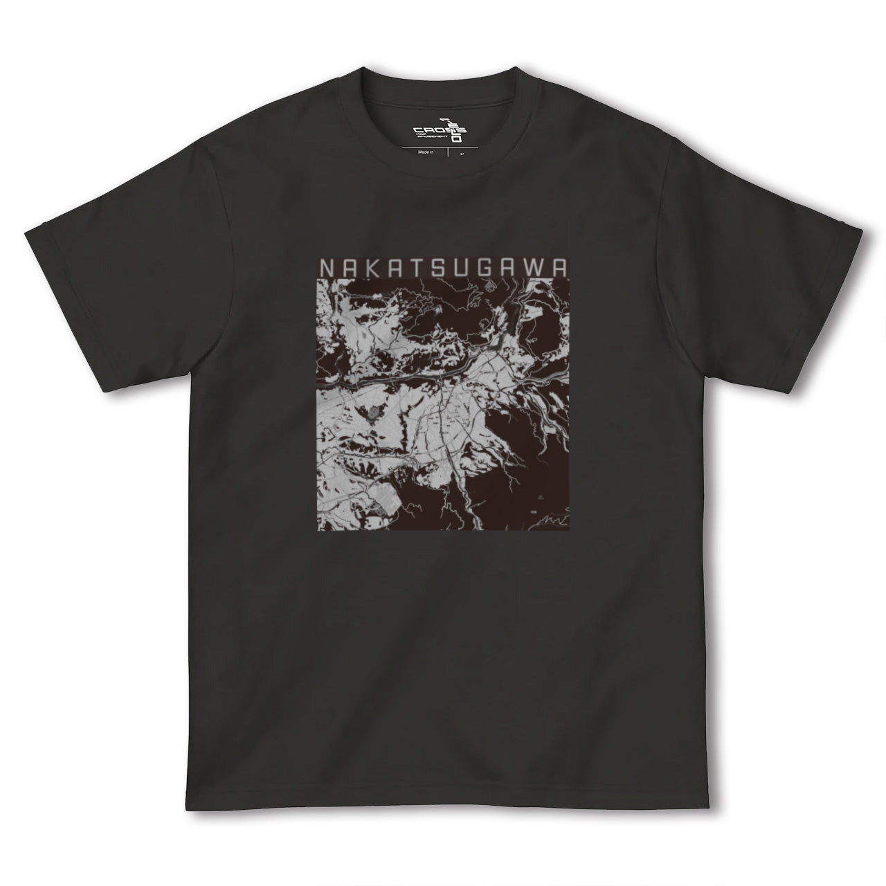 【中津川(岐阜県)】地図柄ヘビーウェイトTシャツ