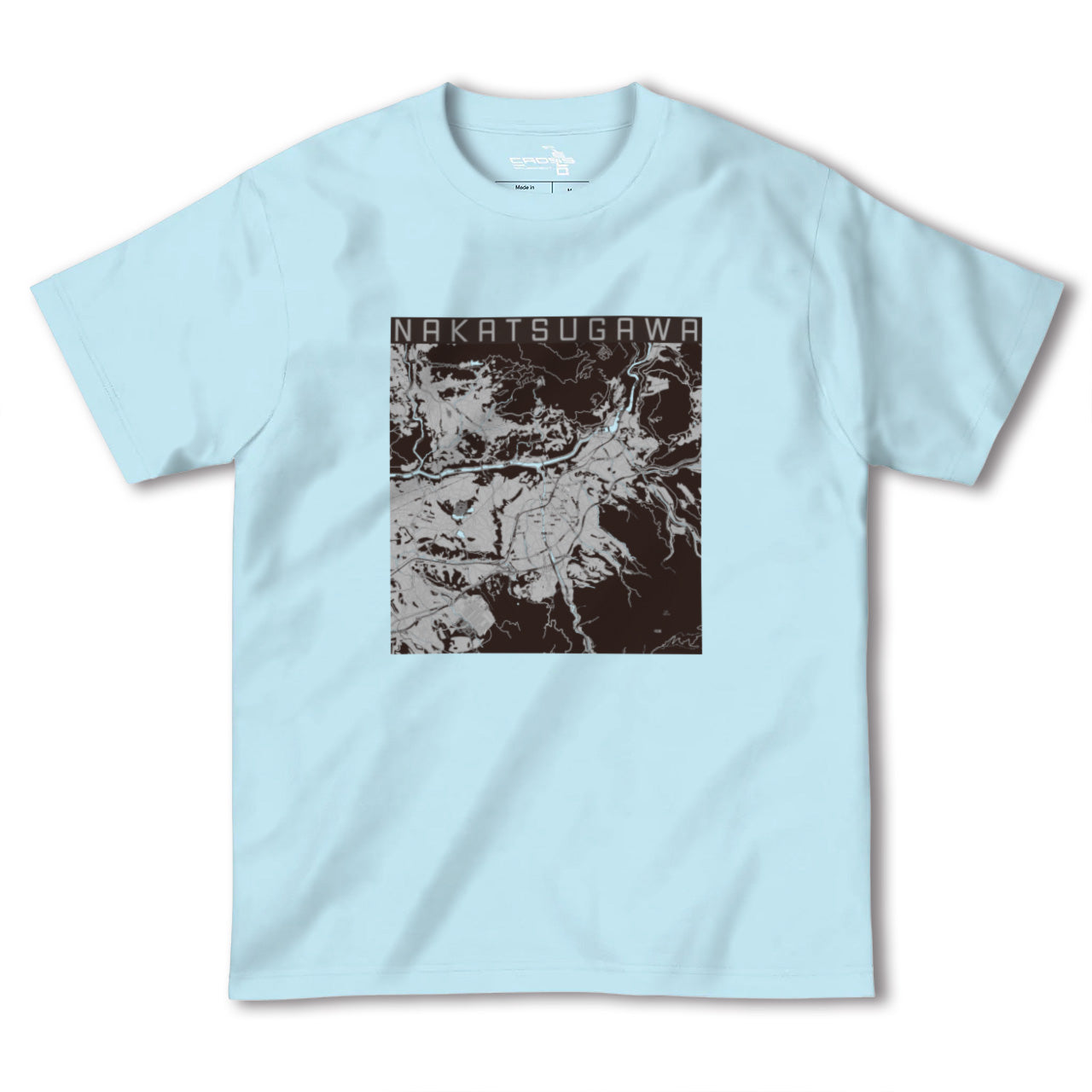 【中津川(岐阜県)】地図柄ヘビーウェイトTシャツ