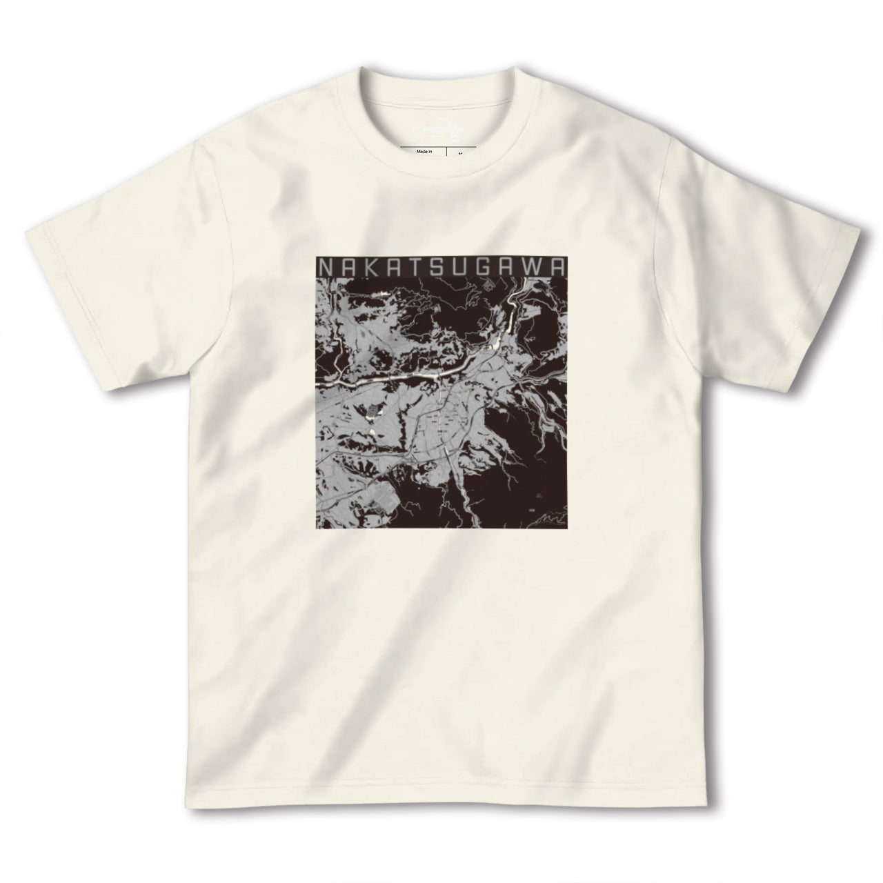 【中津川(岐阜県)】地図柄ヘビーウェイトTシャツ