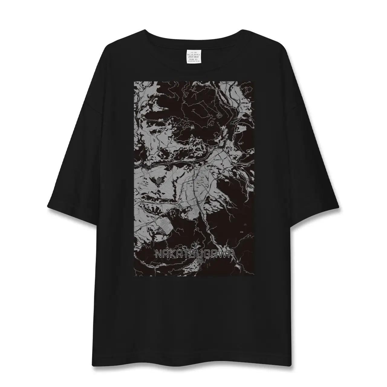 【中津川(岐阜県)】地図柄ビッグシルエットTシャツ