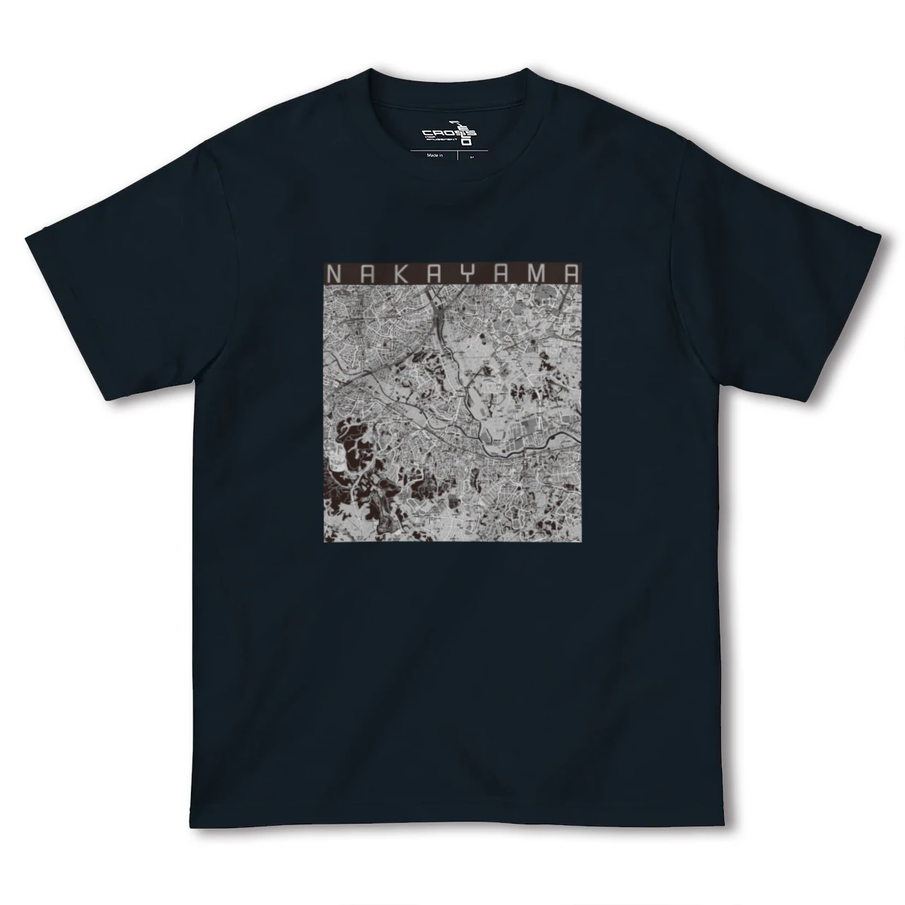 【中山(神奈川県)】地図柄ヘビーウェイトTシャツ