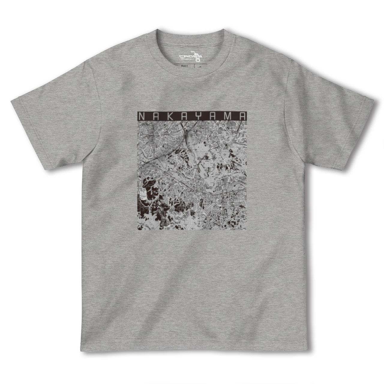 【中山(神奈川県)】地図柄ヘビーウェイトTシャツ