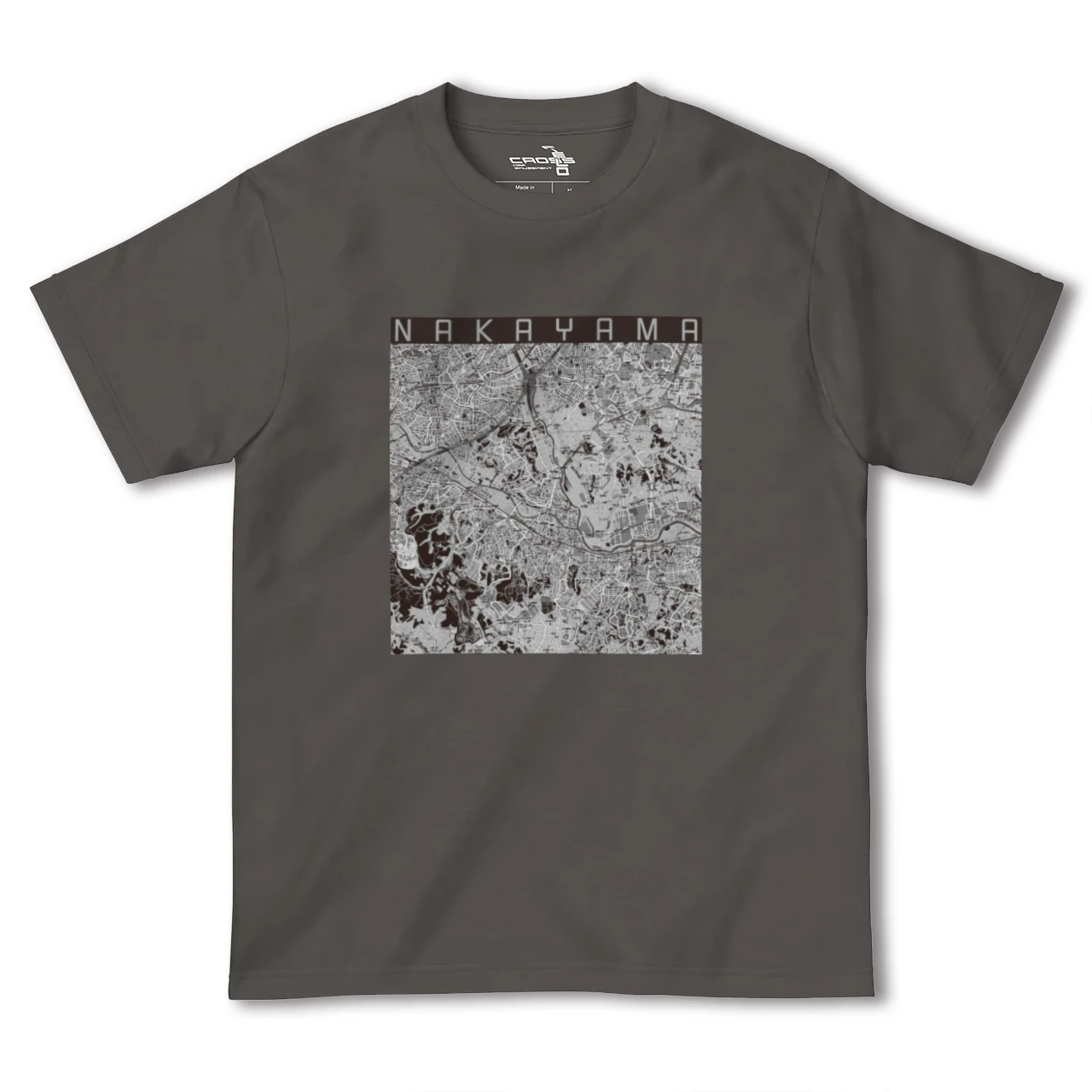 【中山(神奈川県)】地図柄ヘビーウェイトTシャツ