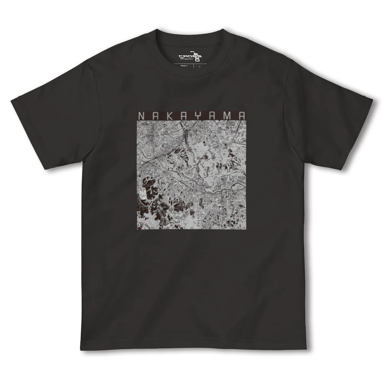 【中山(神奈川県)】地図柄ヘビーウェイトTシャツ