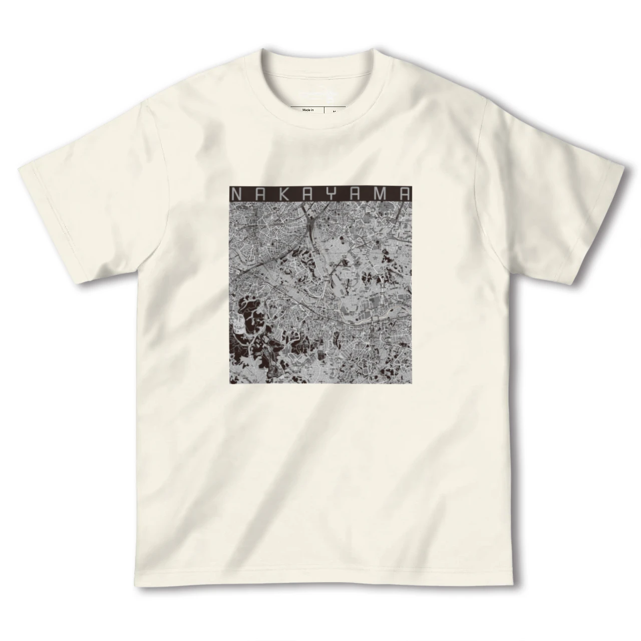 【中山(神奈川県)】地図柄ヘビーウェイトTシャツ