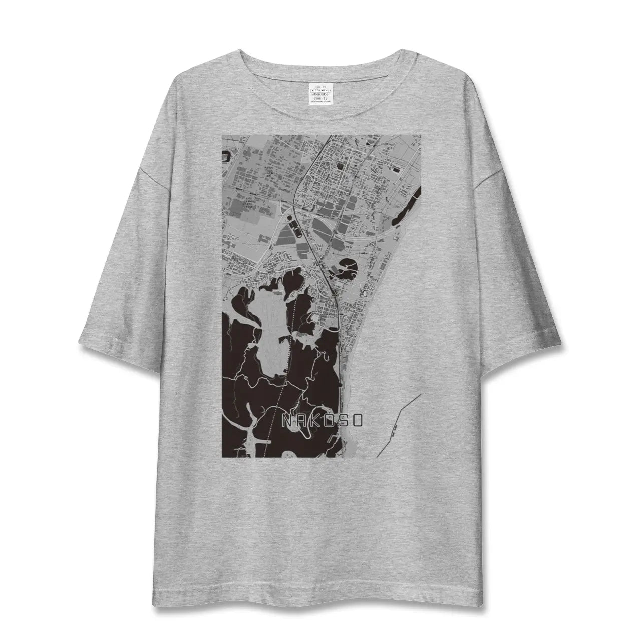 【勿来(福島県)】地図柄ビッグシルエットTシャツ