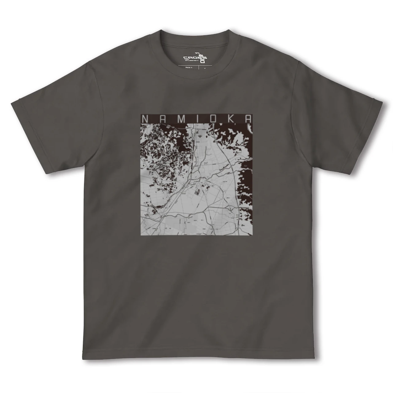 【浪岡(青森県)】地図柄ヘビーウェイトTシャツ