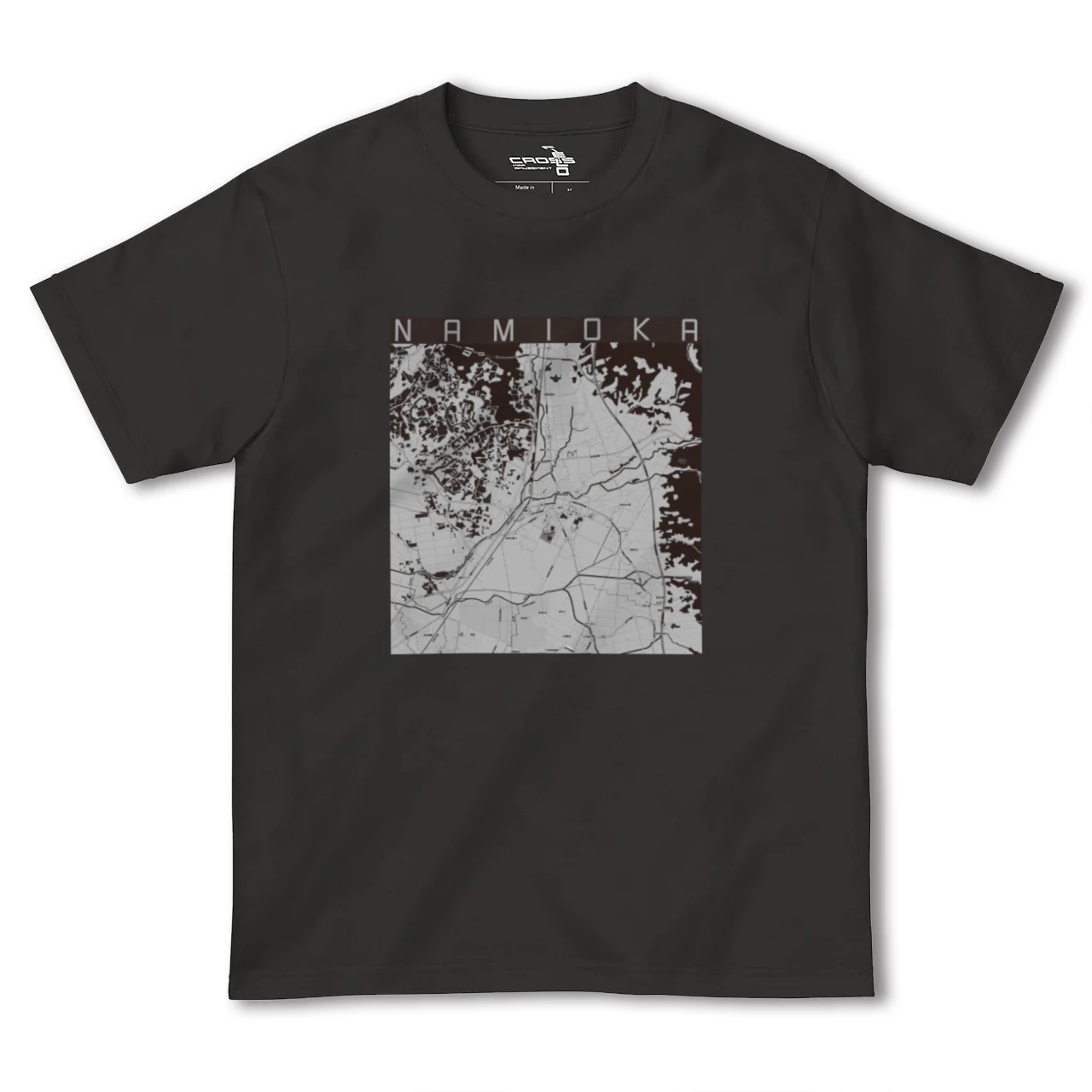 【浪岡(青森県)】地図柄ヘビーウェイトTシャツ