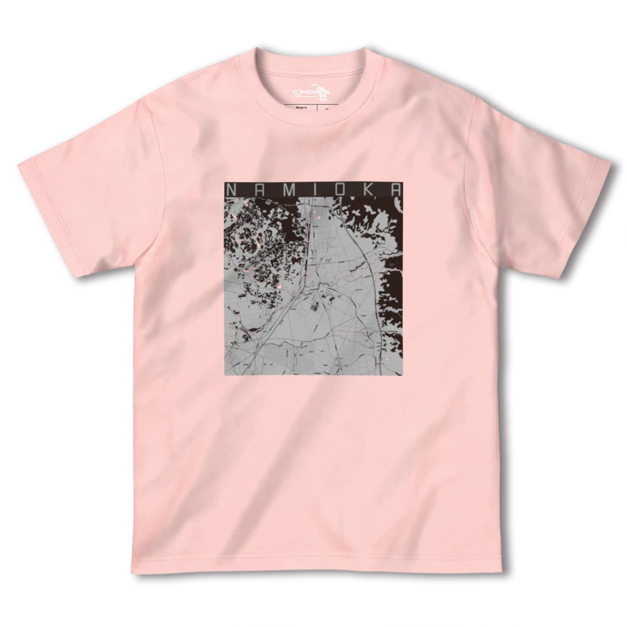 【浪岡(青森県)】地図柄ヘビーウェイトTシャツ