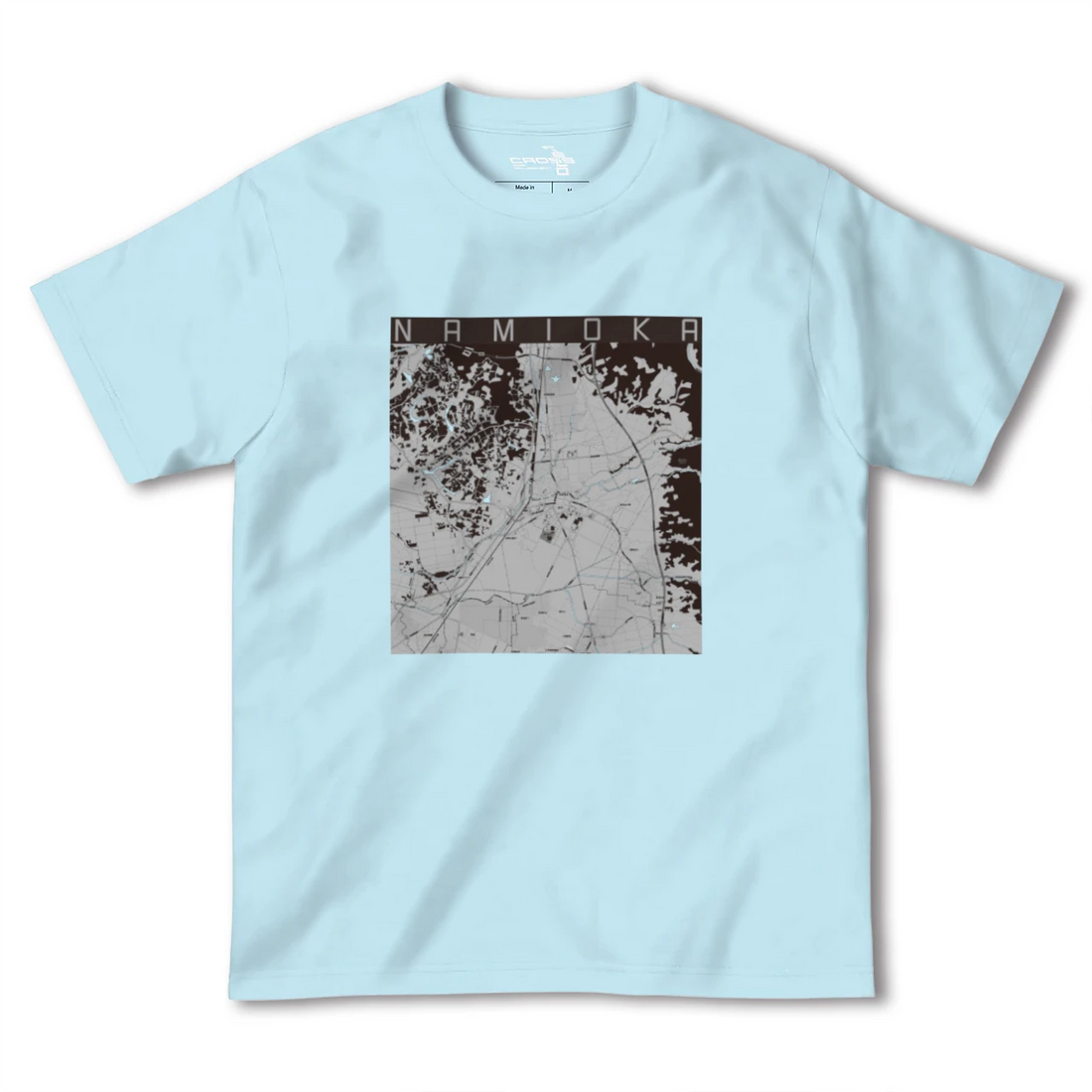 【浪岡(青森県)】地図柄ヘビーウェイトTシャツ