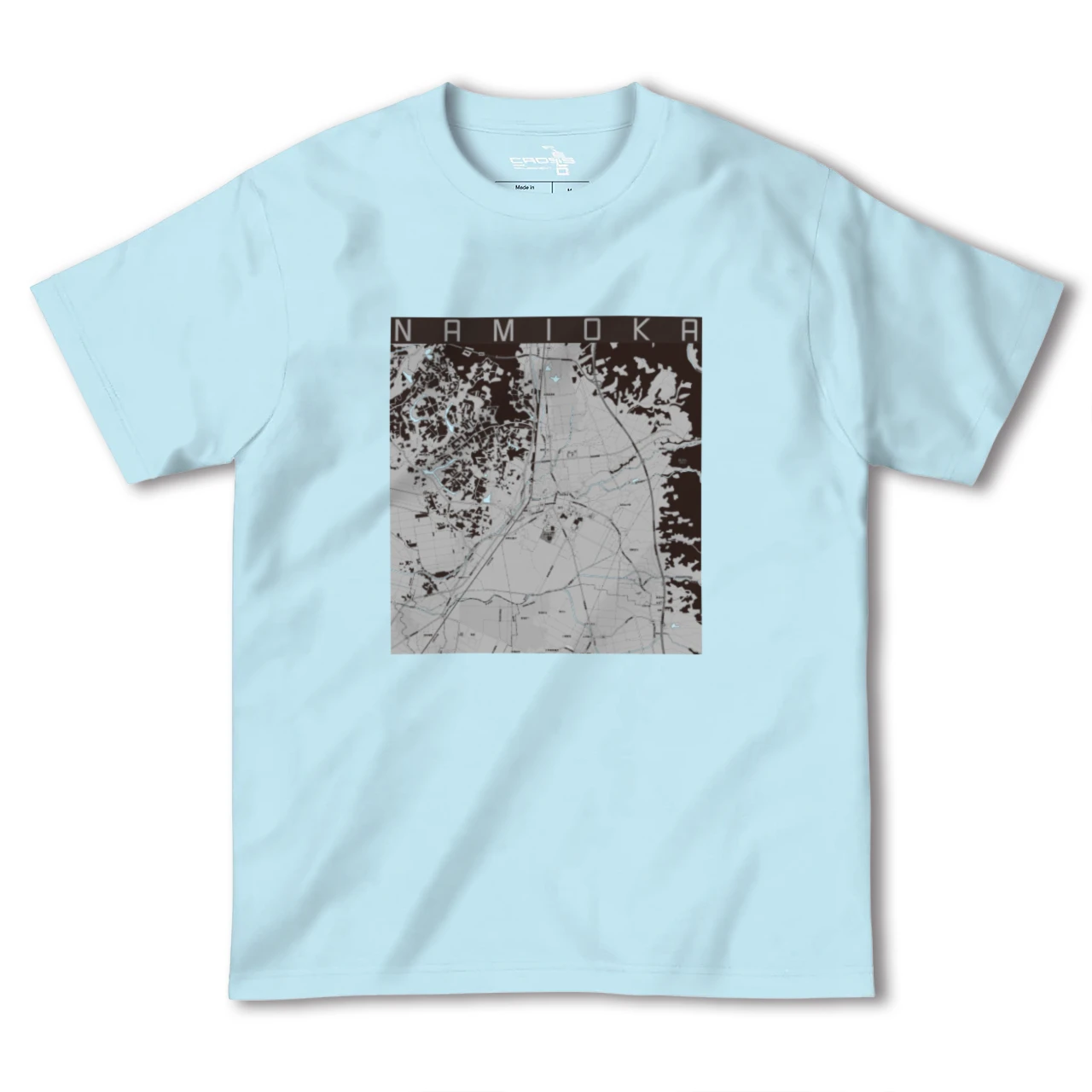 【浪岡(青森県)】地図柄ヘビーウェイトTシャツ