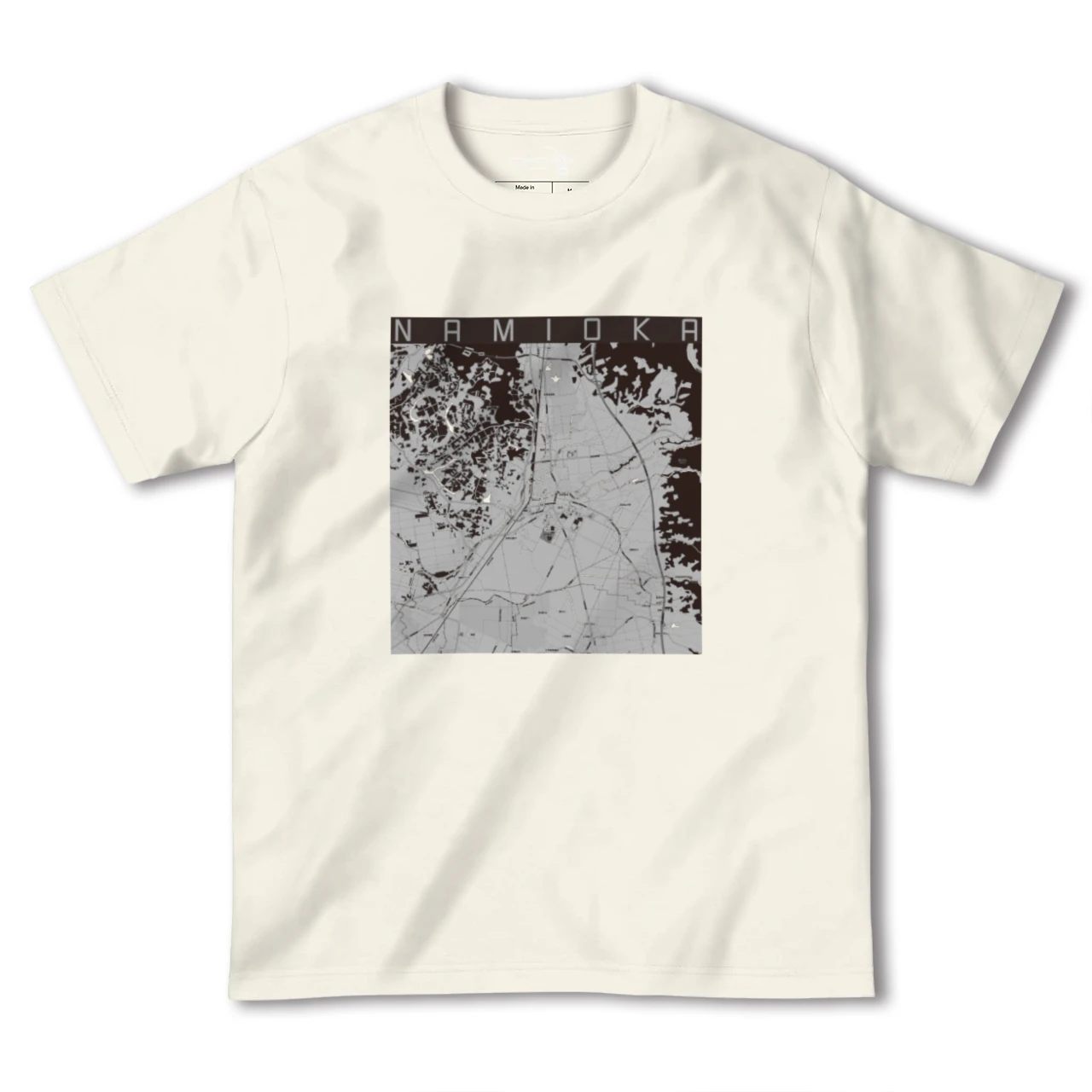 【浪岡(青森県)】地図柄ヘビーウェイトTシャツ