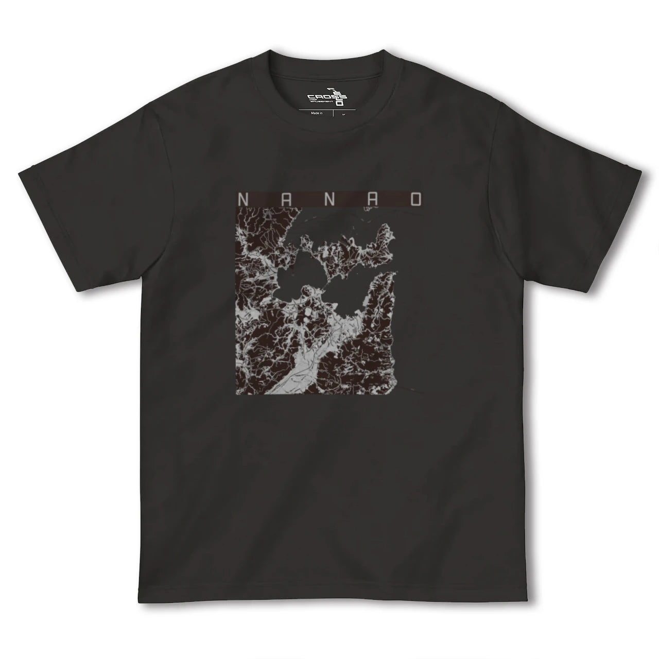 【七尾(石川県)】地図柄ヘビーウェイトTシャツ
