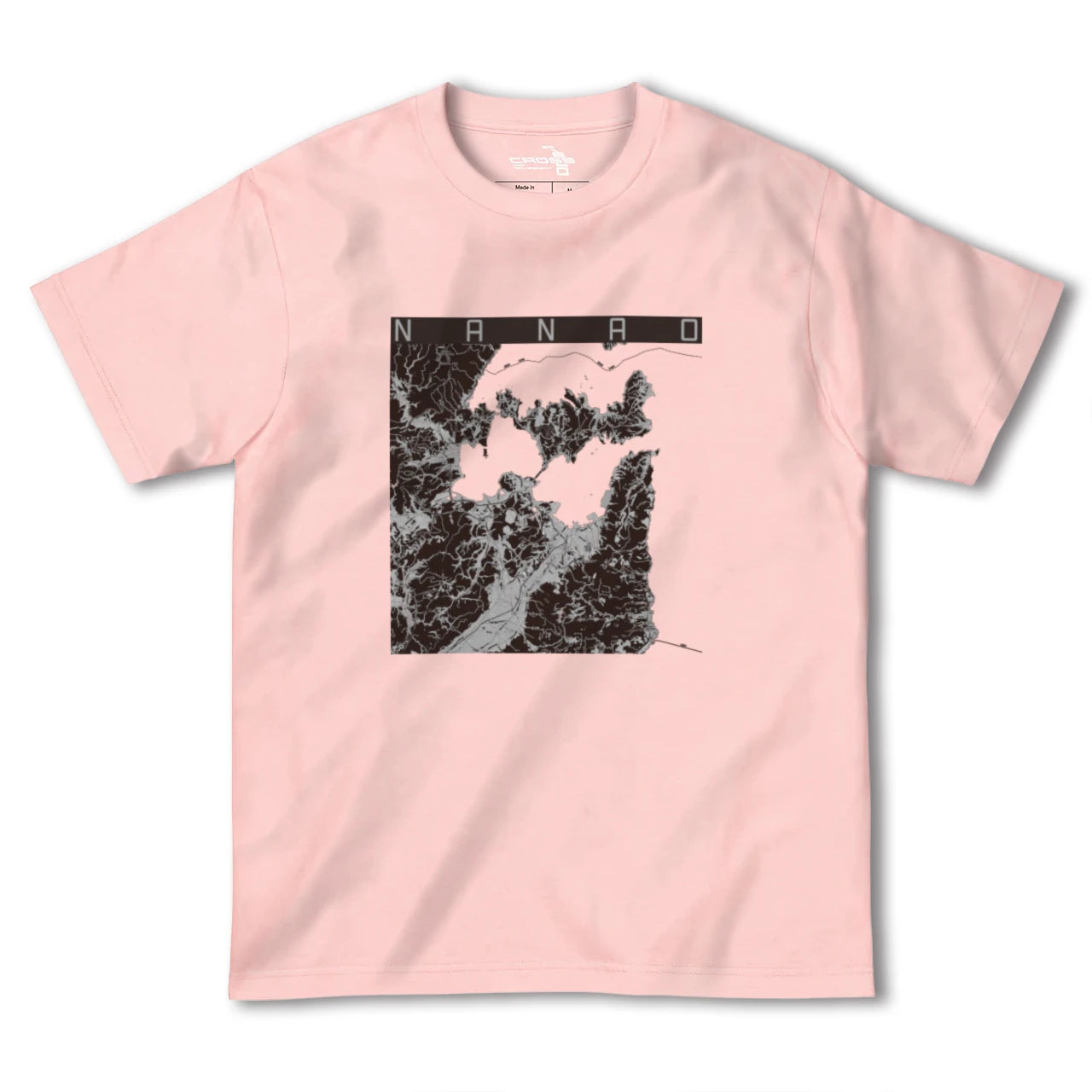 【七尾(石川県)】地図柄ヘビーウェイトTシャツ