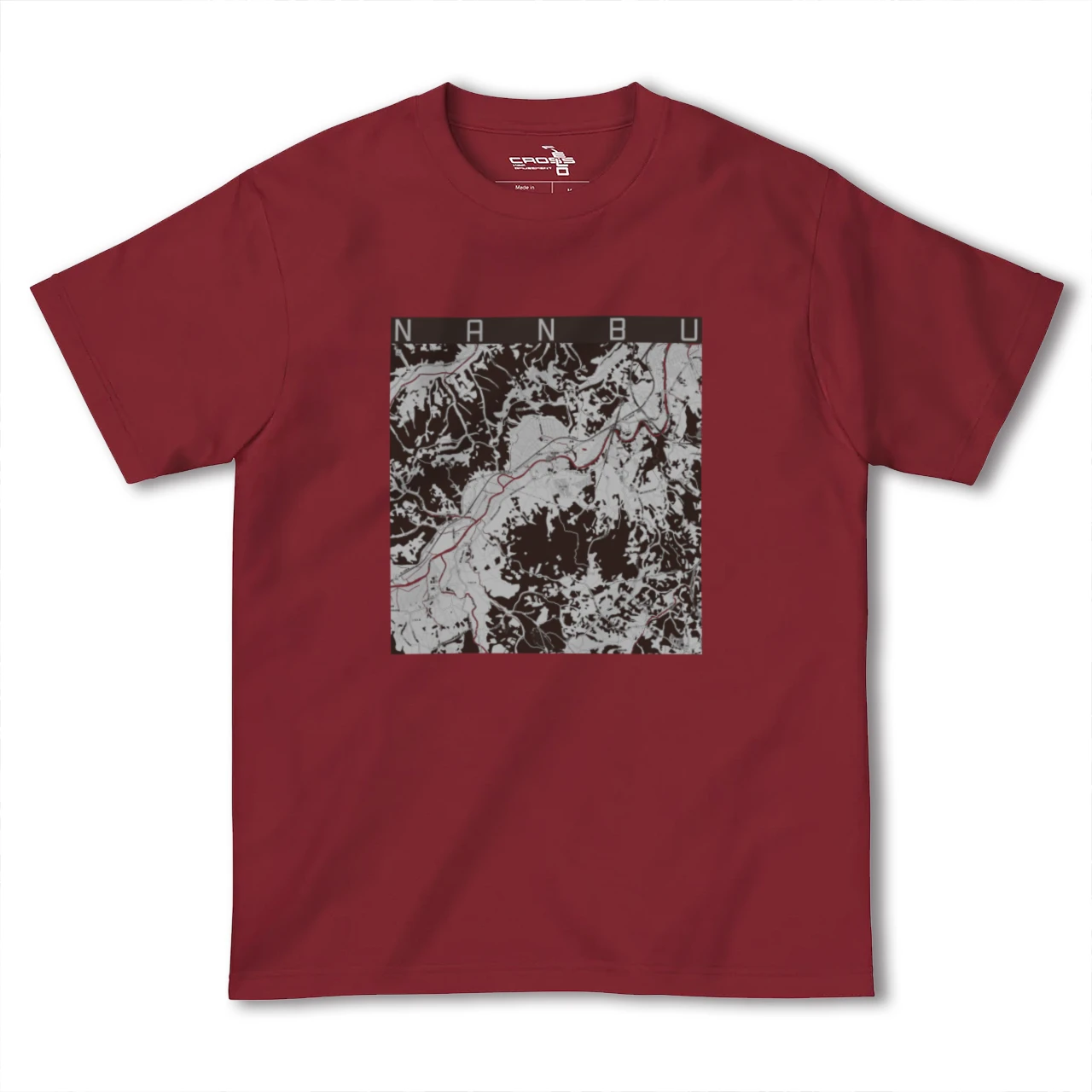 【南部(青森県)】地図柄ヘビーウェイトTシャツ