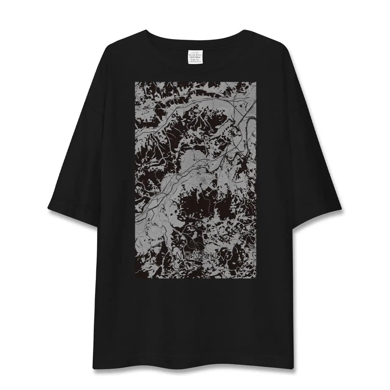 【南部(青森県)】地図柄ビッグシルエットTシャツ