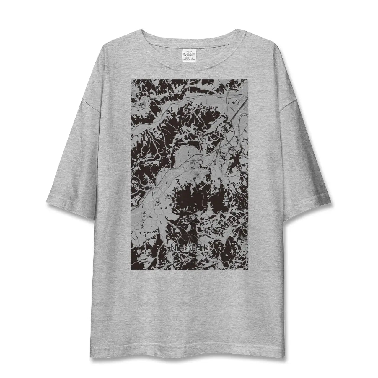 【南部(青森県)】地図柄ビッグシルエットTシャツ