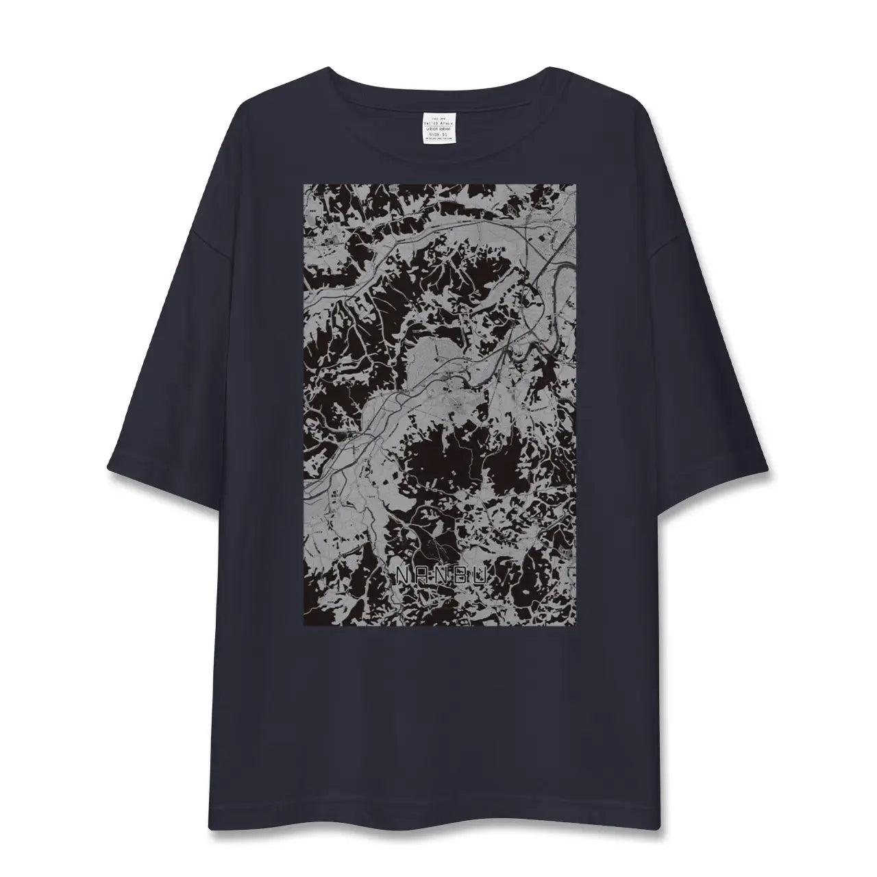 【南部(青森県)】地図柄ビッグシルエットTシャツ