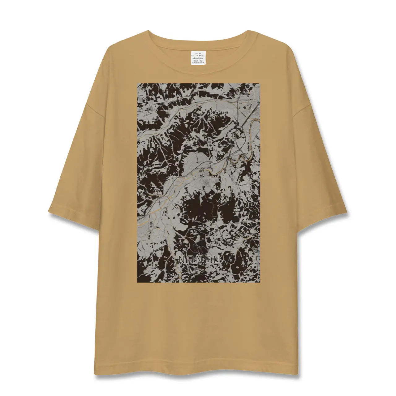 【南部(青森県)】地図柄ビッグシルエットTシャツ