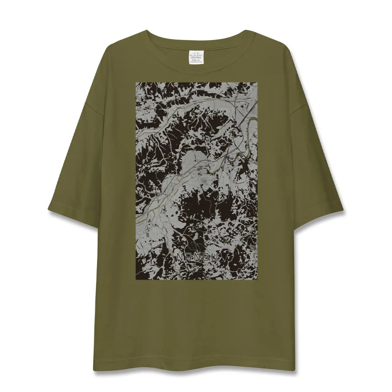 【南部(青森県)】地図柄ビッグシルエットTシャツ