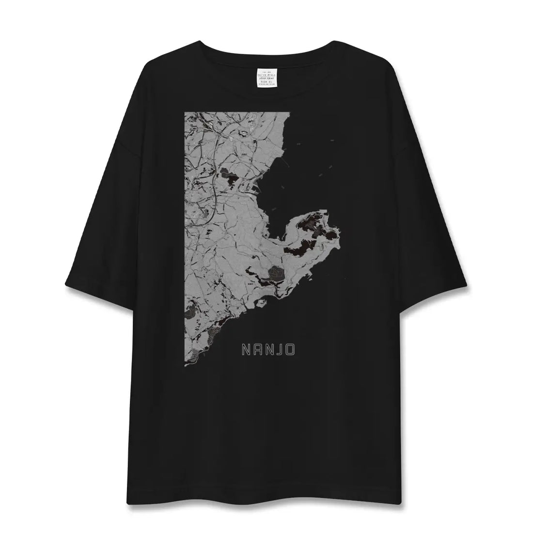 【南城(沖縄県)】地図柄ビッグシルエットTシャツ
