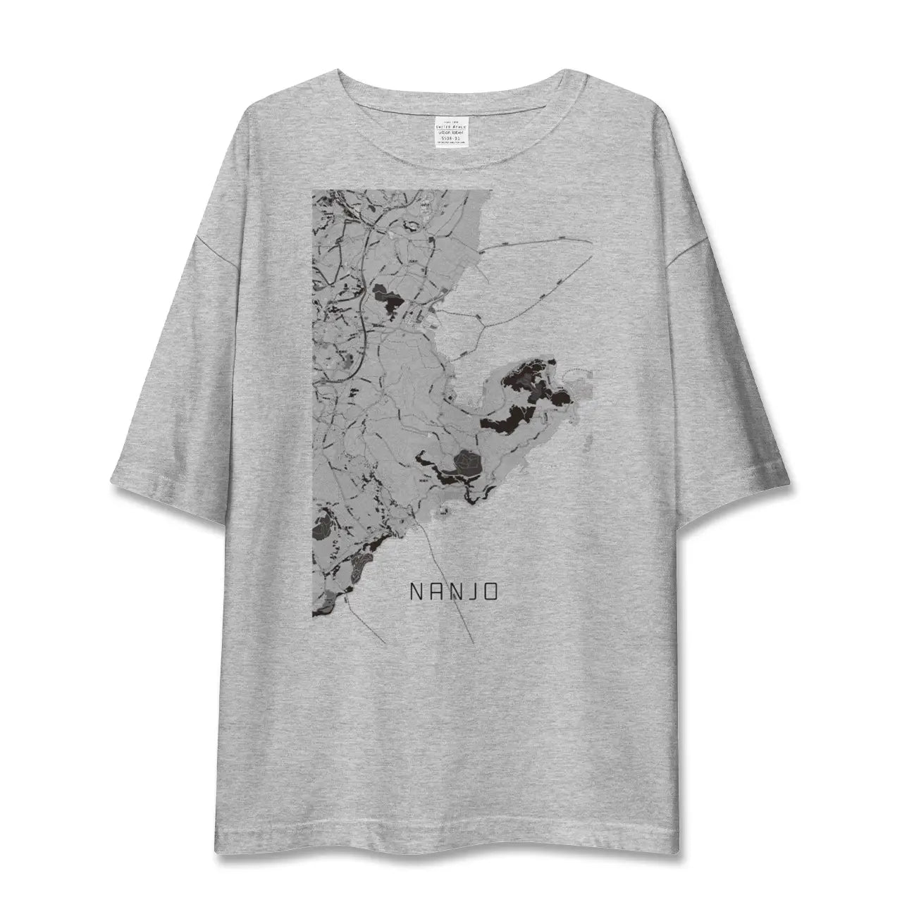 【南城(沖縄県)】地図柄ビッグシルエットTシャツ