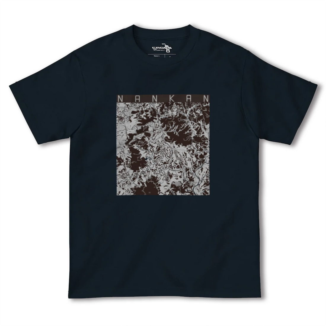 【南関(熊本県)】地図柄ヘビーウェイトTシャツ