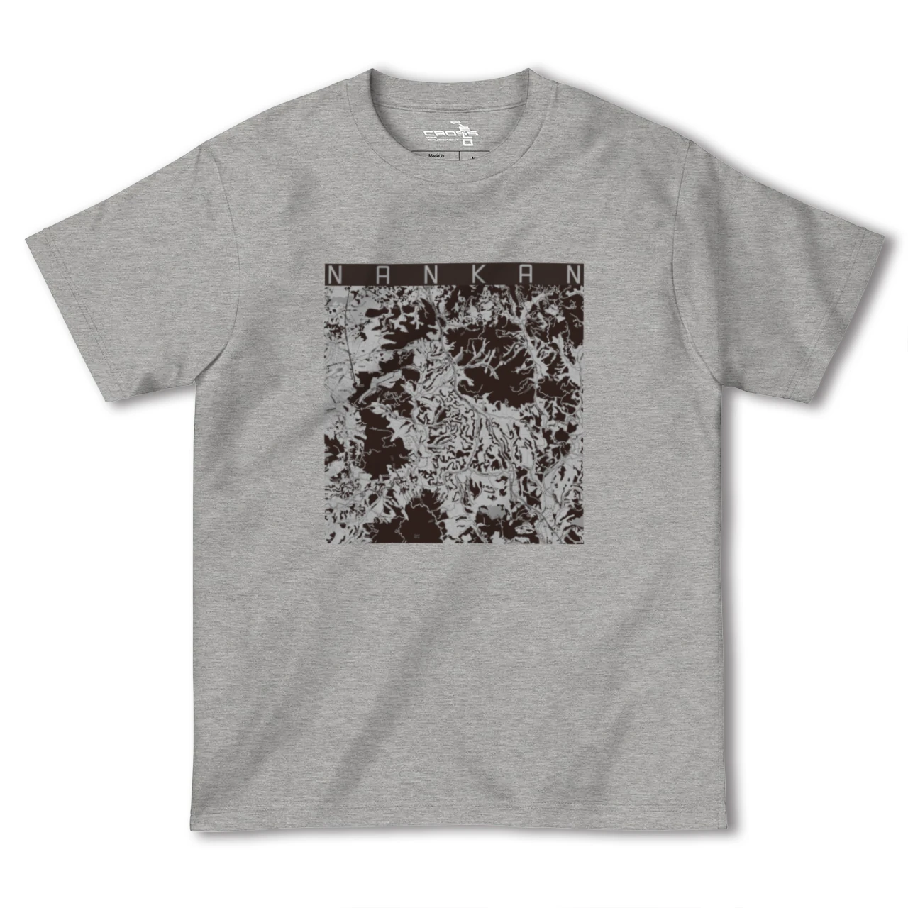 【南関(熊本県)】地図柄ヘビーウェイトTシャツ