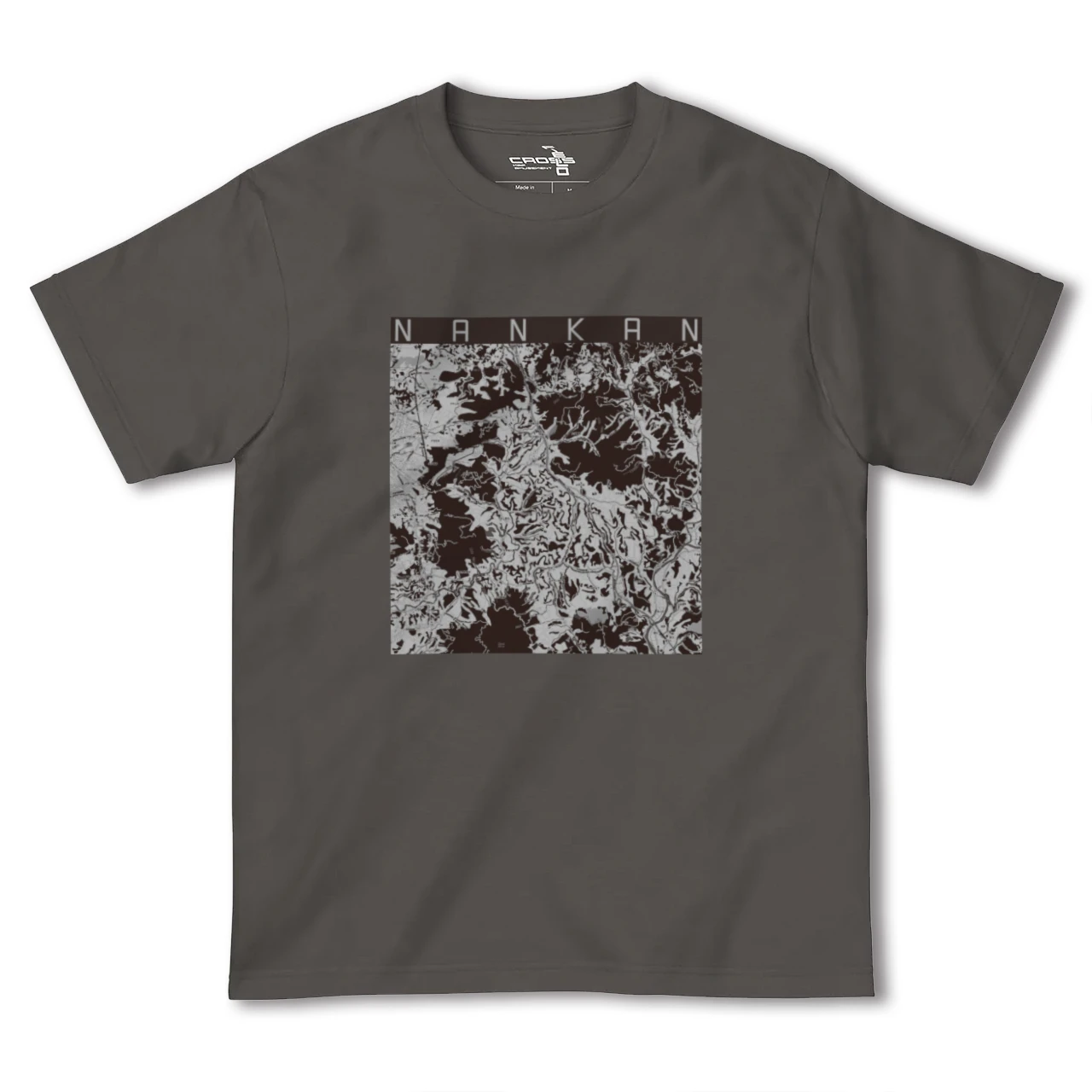 【南関(熊本県)】地図柄ヘビーウェイトTシャツ