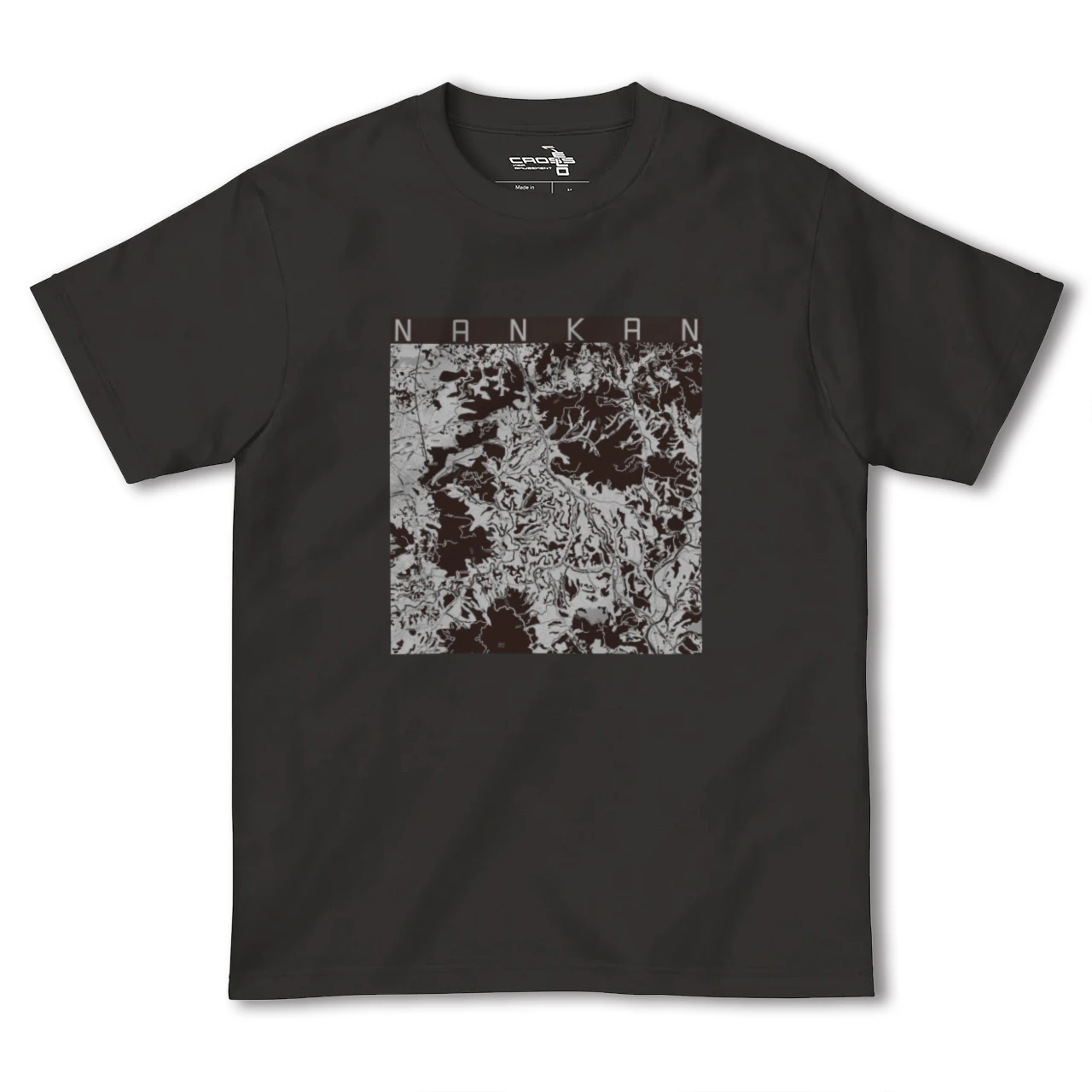 【南関(熊本県)】地図柄ヘビーウェイトTシャツ