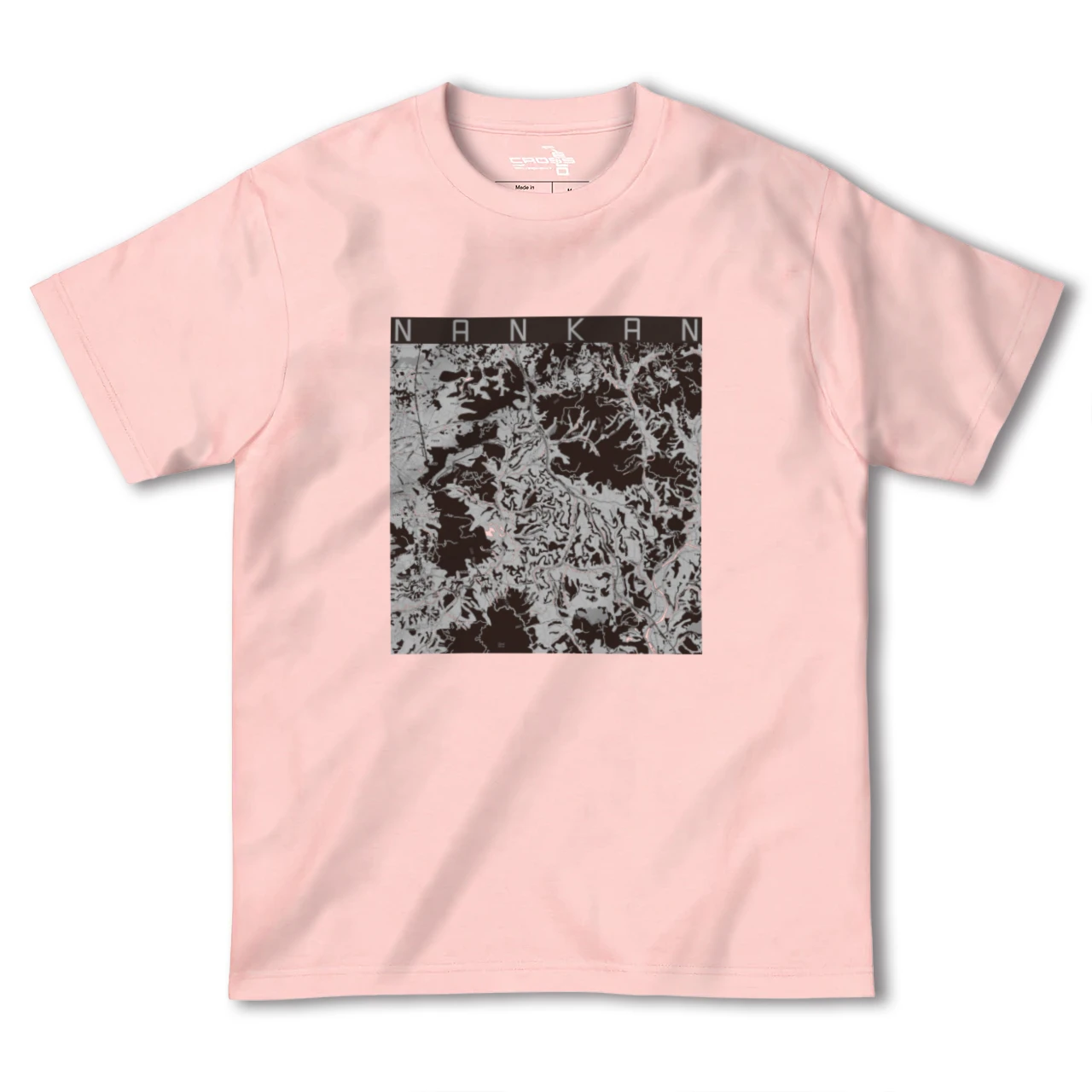 【南関(熊本県)】地図柄ヘビーウェイトTシャツ