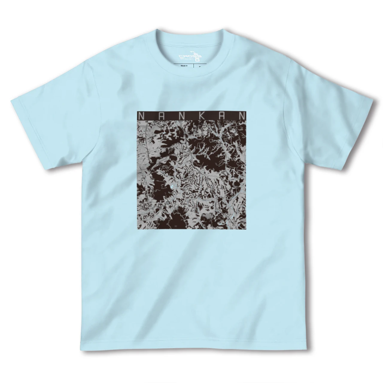 【南関(熊本県)】地図柄ヘビーウェイトTシャツ