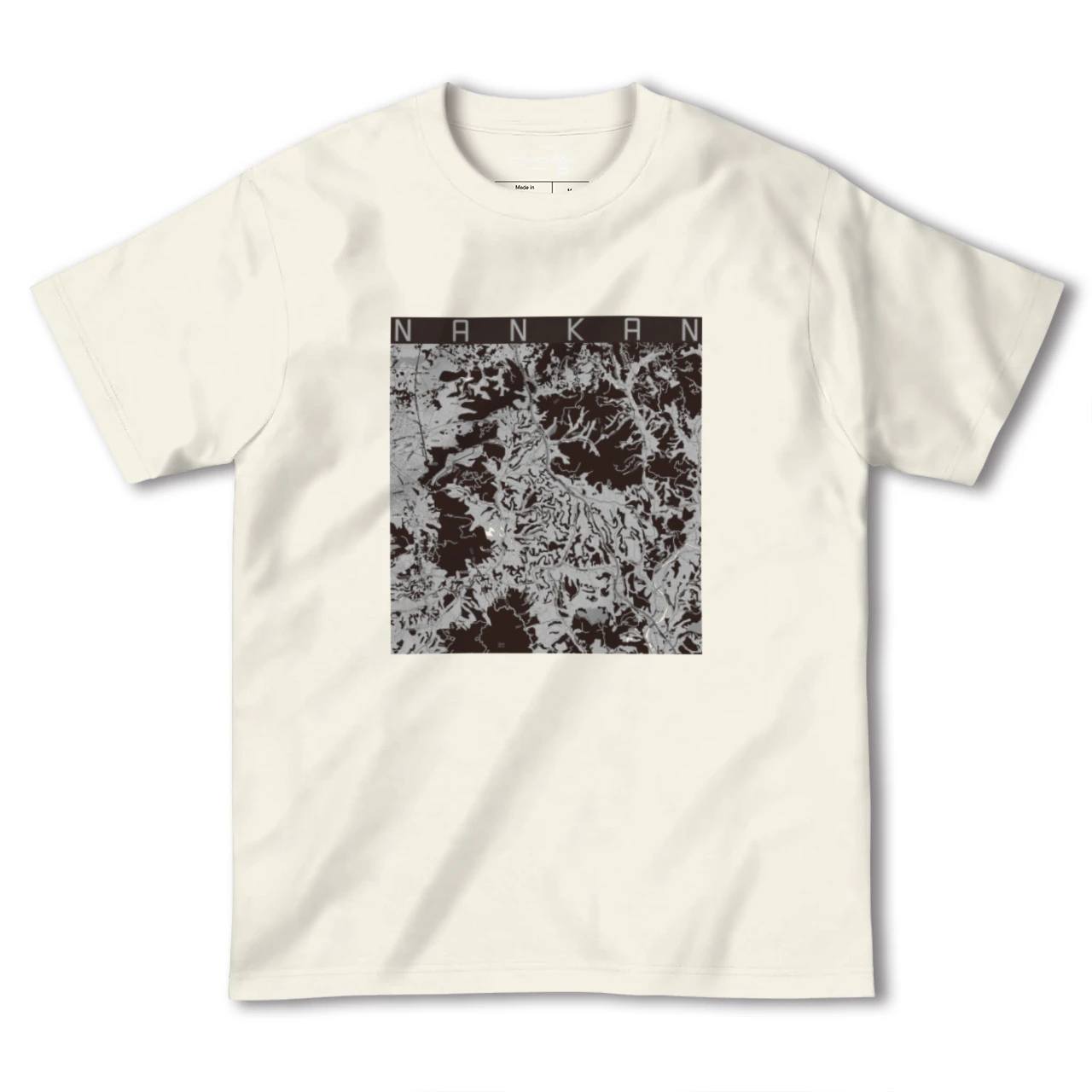 【南関(熊本県)】地図柄ヘビーウェイトTシャツ