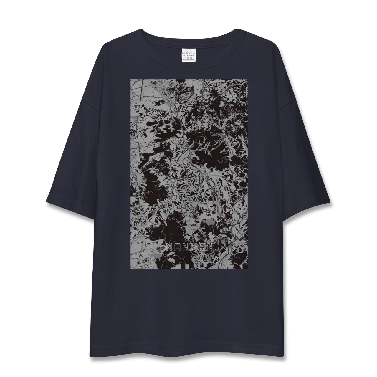 【南関(熊本県)】地図柄ビッグシルエットTシャツ