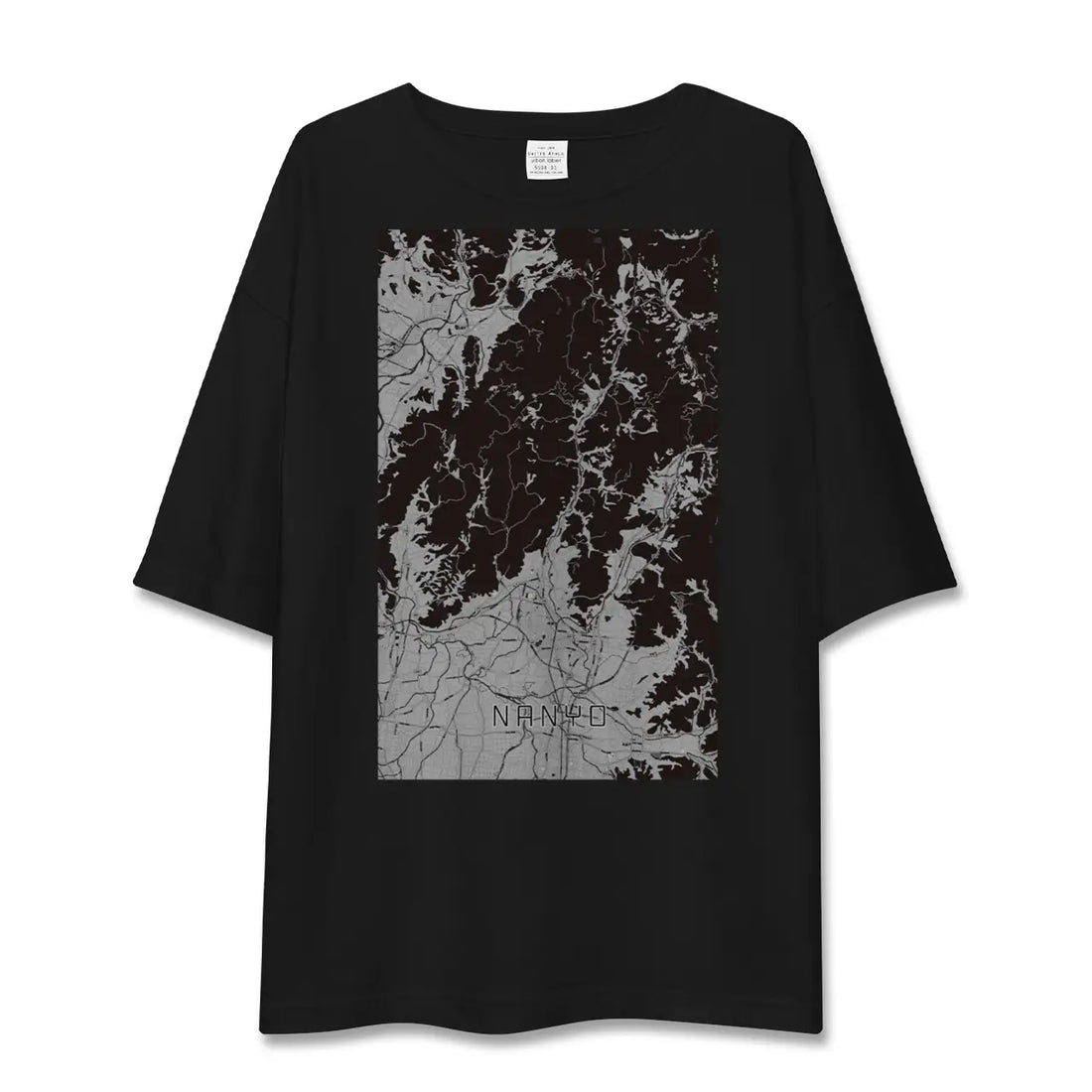 【南陽(山形県)】地図柄ビッグシルエットTシャツ