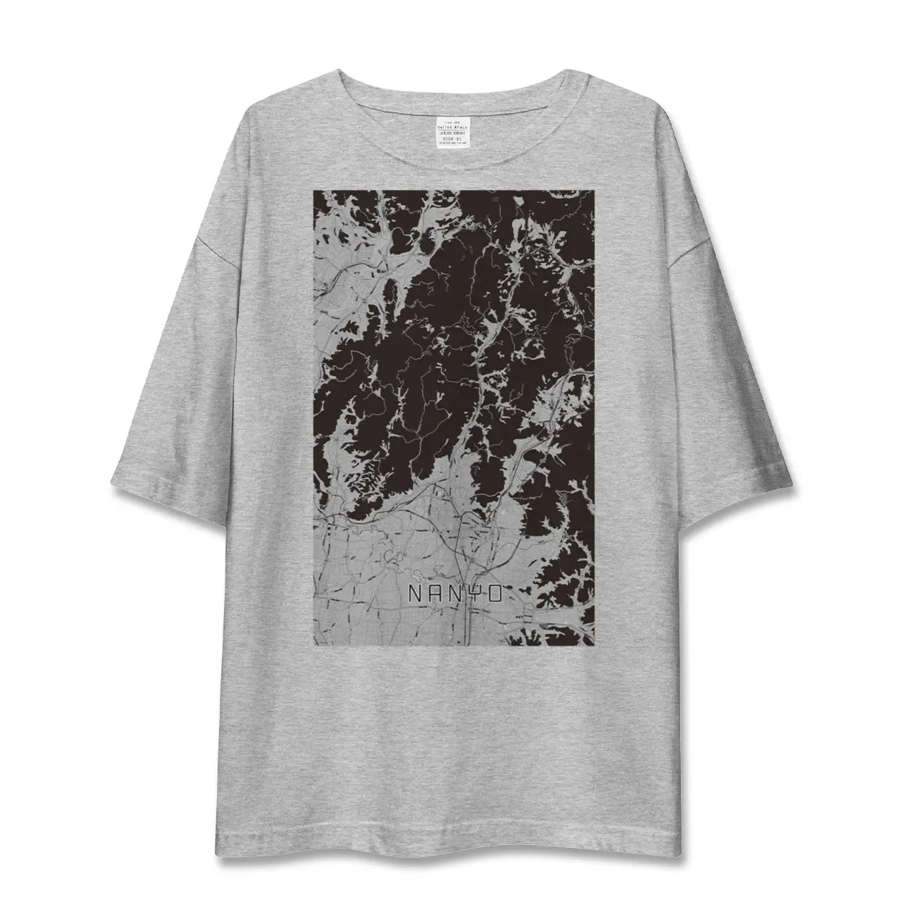 【南陽(山形県)】地図柄ビッグシルエットTシャツ