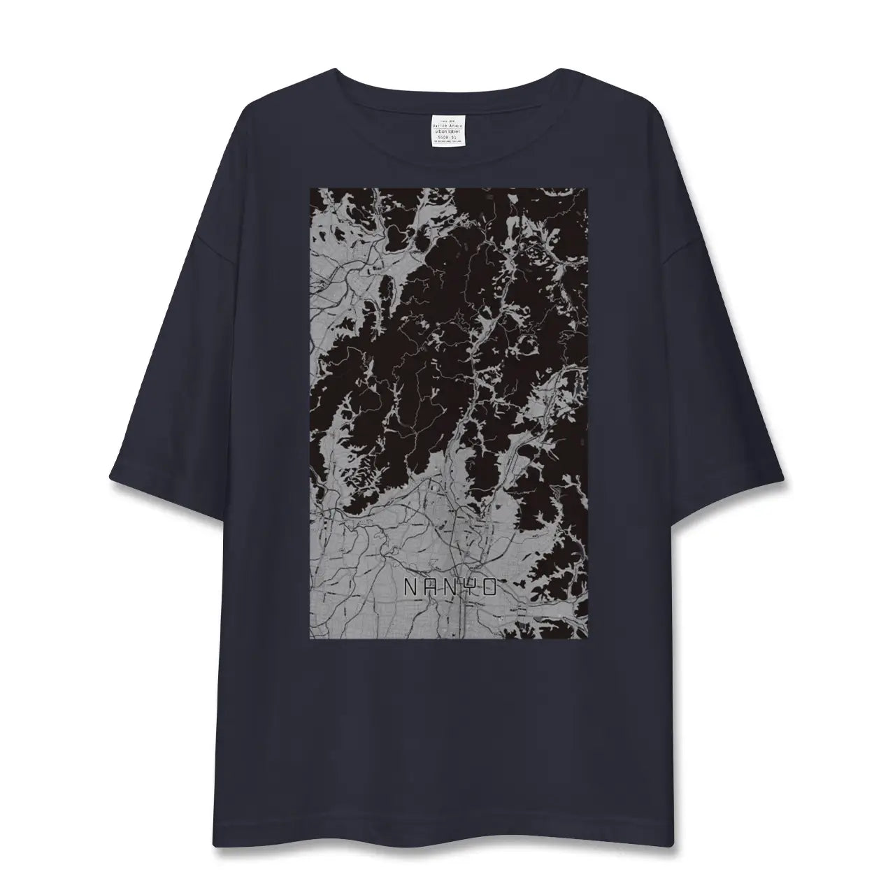 【南陽(山形県)】地図柄ビッグシルエットTシャツ