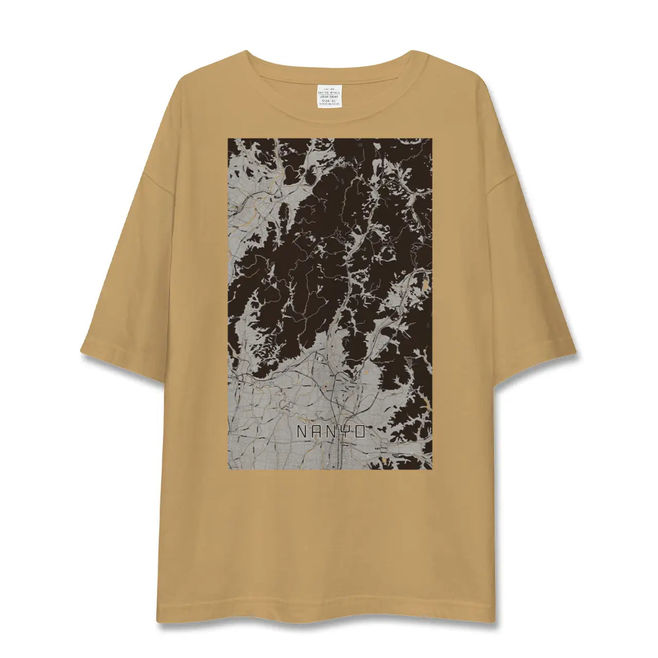 【南陽(山形県)】地図柄ビッグシルエットTシャツ