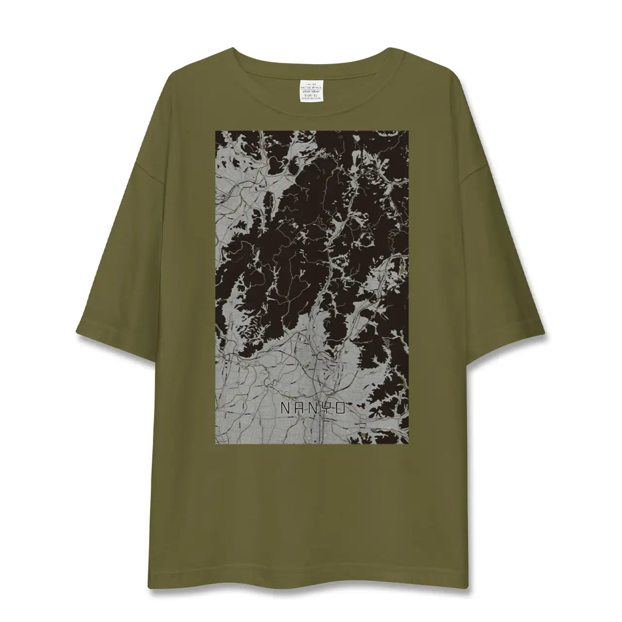 【南陽(山形県)】地図柄ビッグシルエットTシャツ