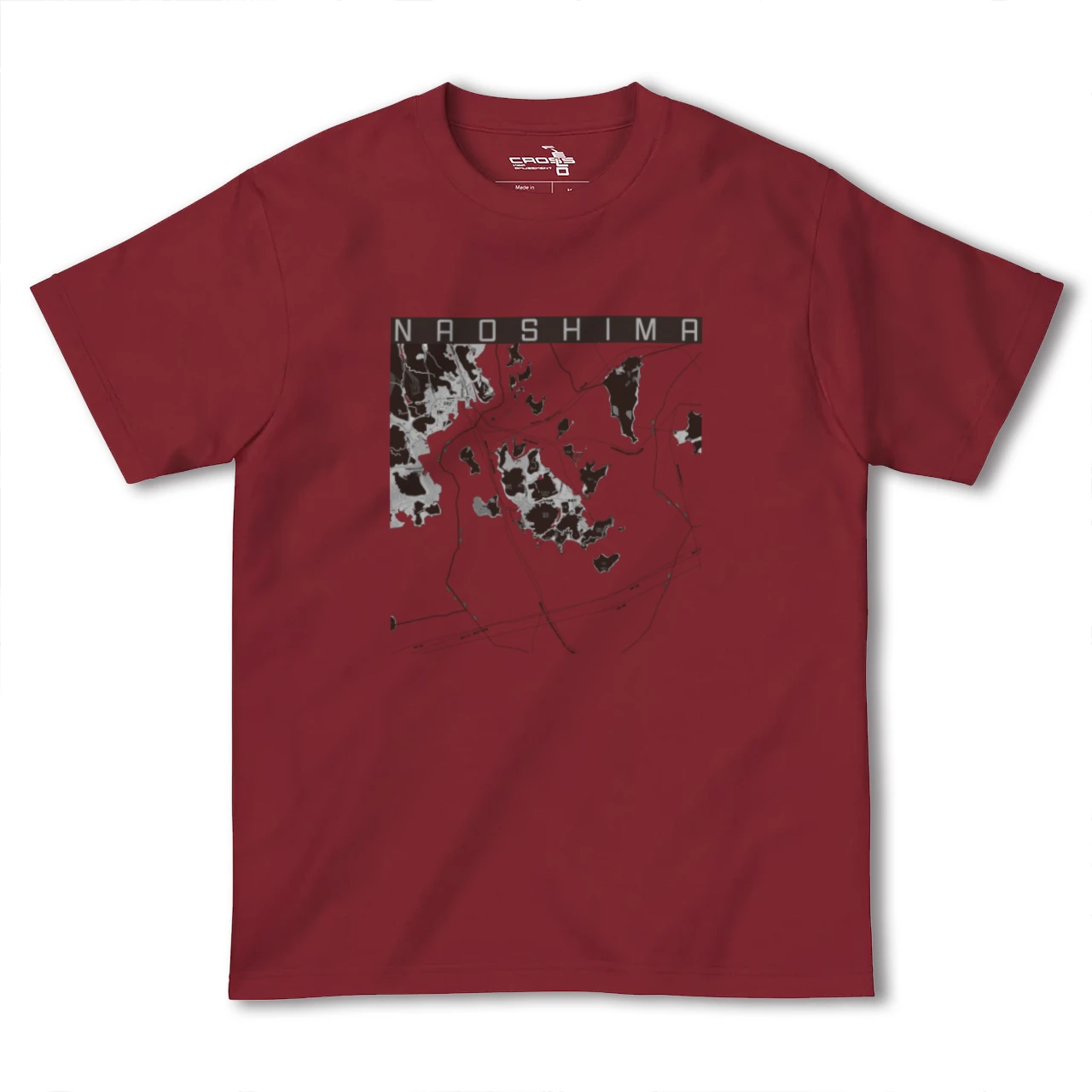 【直島(香川県)】地図柄ヘビーウェイトTシャツ