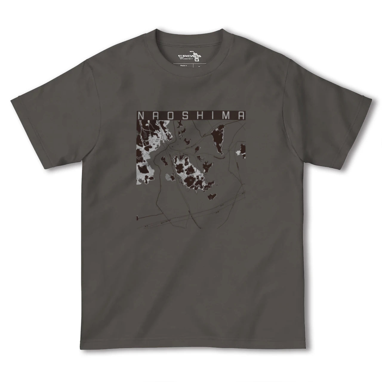 【直島(香川県)】地図柄ヘビーウェイトTシャツ