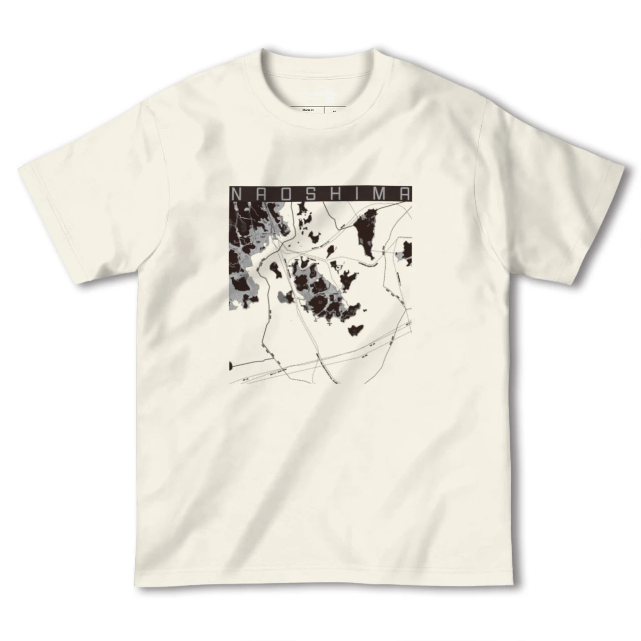 【直島(香川県)】地図柄ヘビーウェイトTシャツ