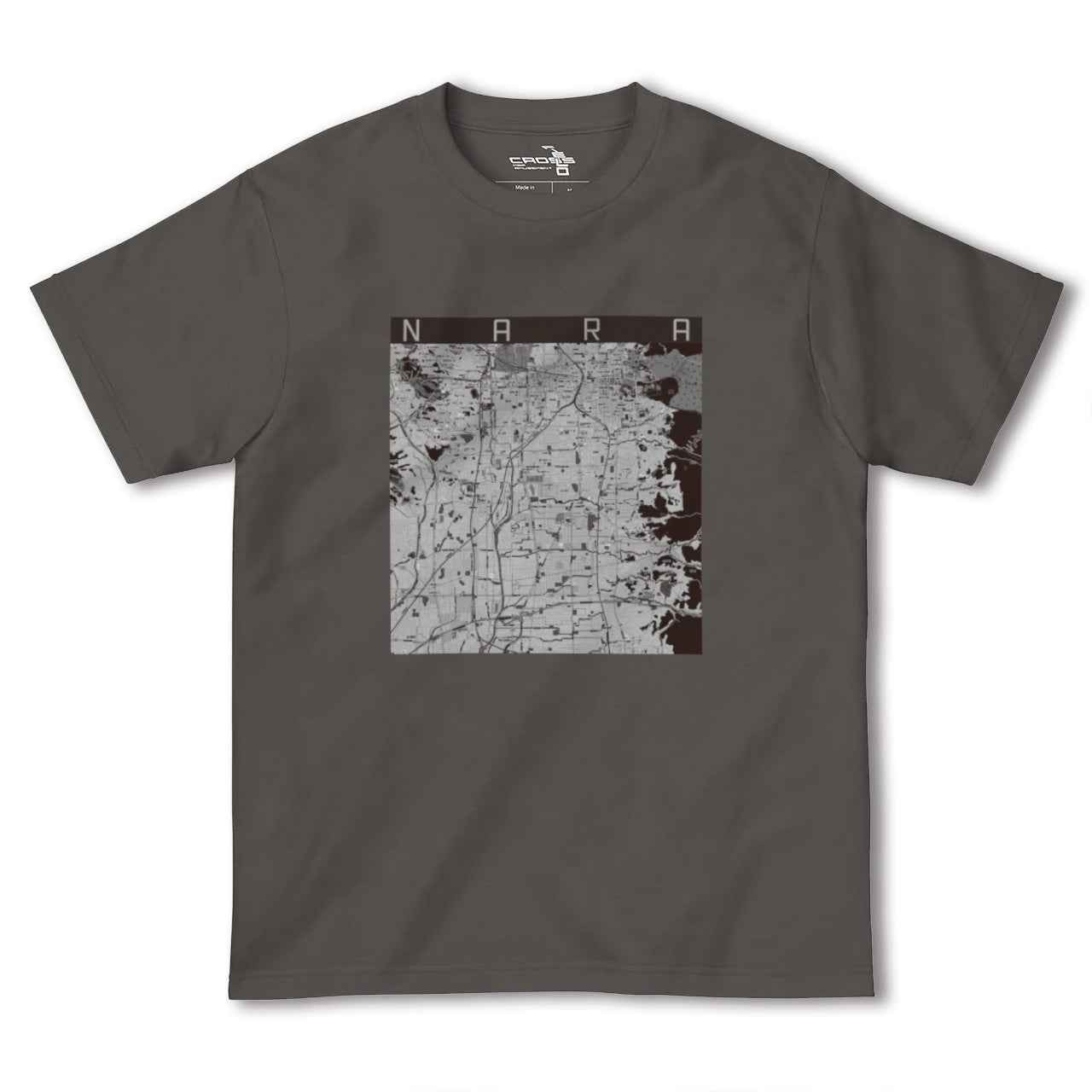 【奈良(奈良県)】地図柄ヘビーウェイトTシャツ