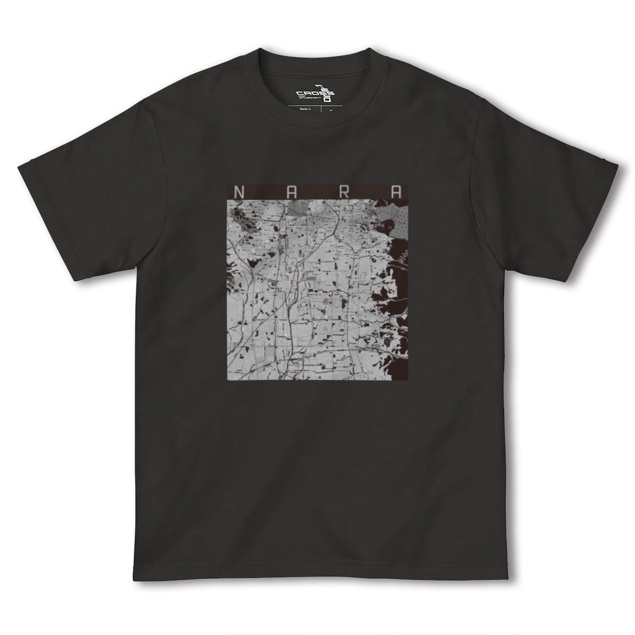 【奈良(奈良県)】地図柄ヘビーウェイトTシャツ