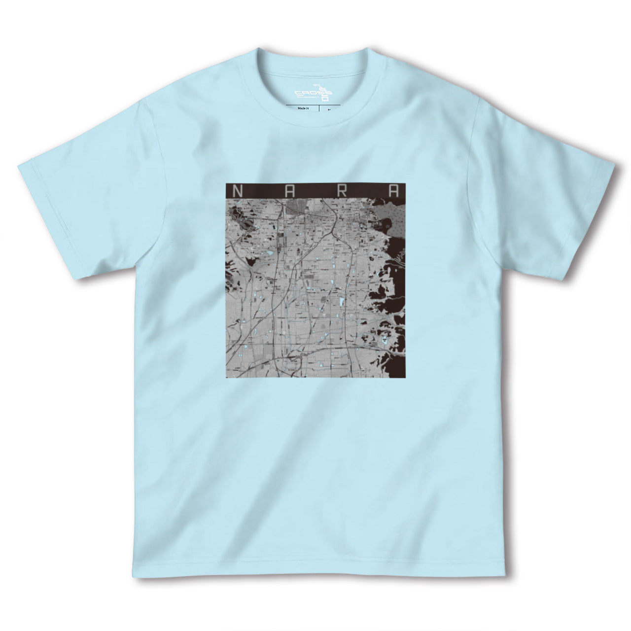 【奈良(奈良県)】地図柄ヘビーウェイトTシャツ