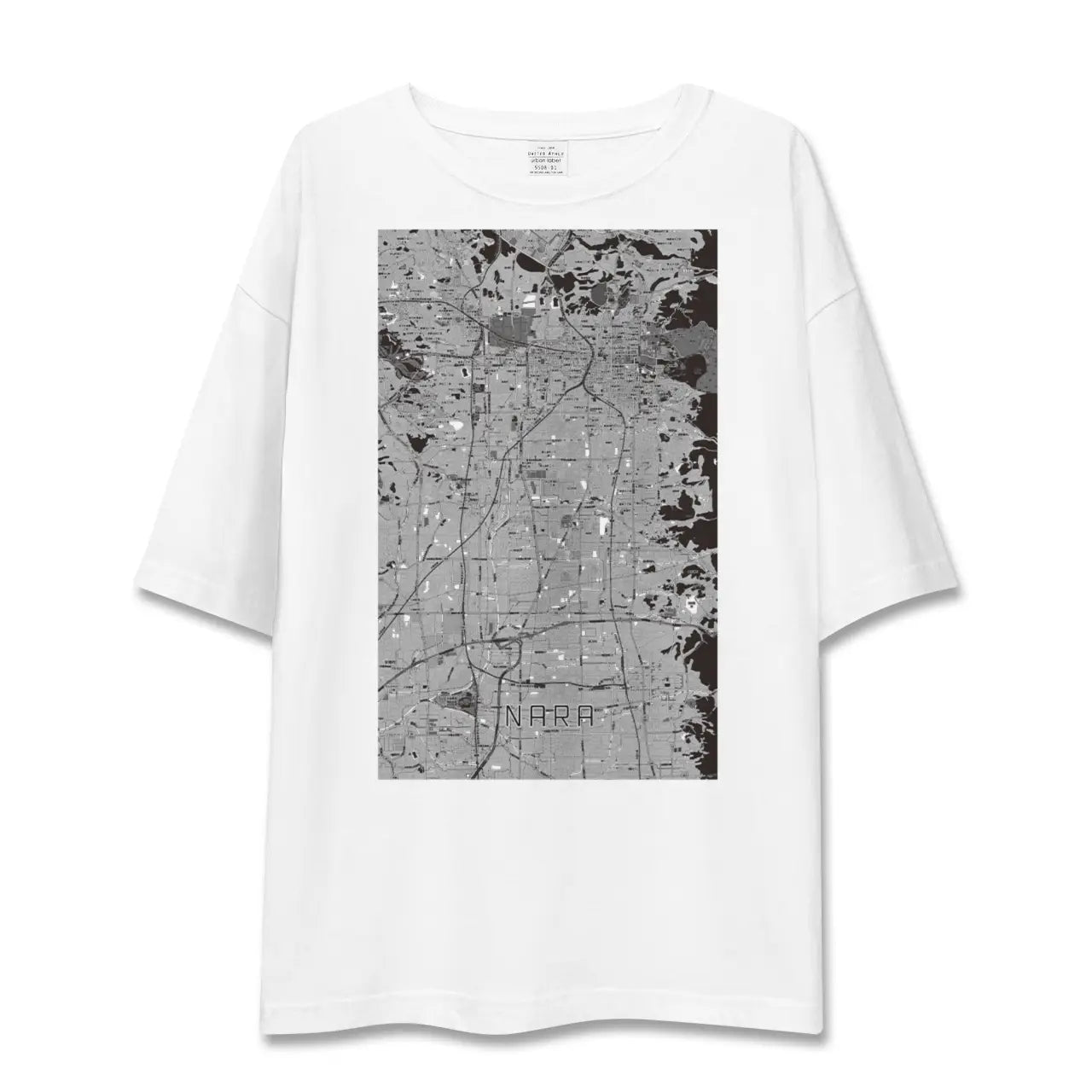 【奈良(奈良県)】地図柄ビッグシルエットTシャツ