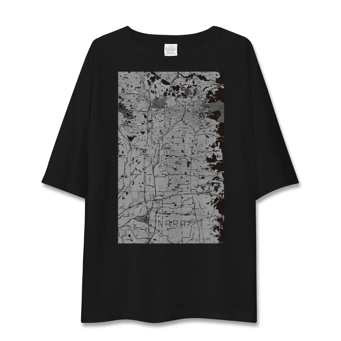 【奈良(奈良県)】地図柄ビッグシルエットTシャツ
