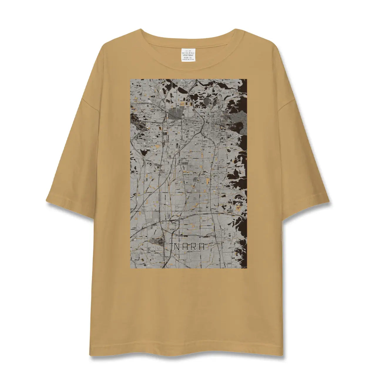 【奈良(奈良県)】地図柄ビッグシルエットTシャツ
