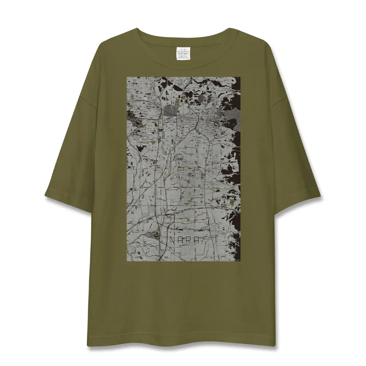 【奈良(奈良県)】地図柄ビッグシルエットTシャツ