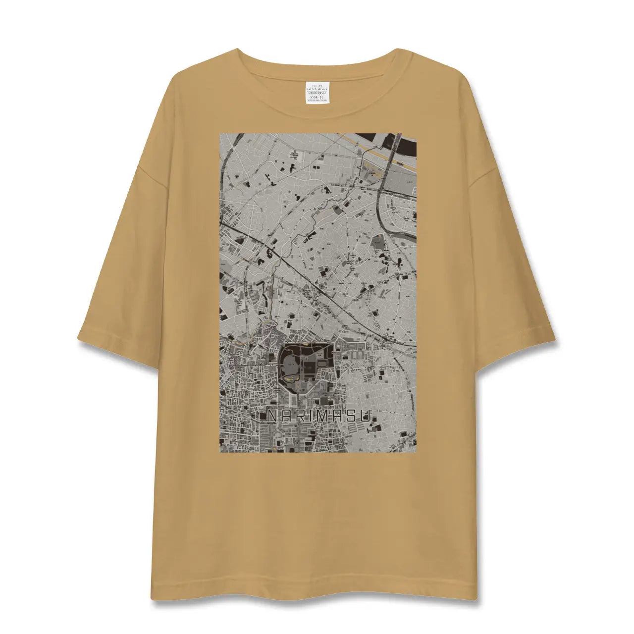 【成増(東京都)】地図柄ビッグシルエットTシャツ